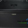 Шкаф настенный 19 дюймов 6U 600х350х368 GYDERS GDR-66035BM, металлическая дверь черный