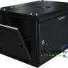 Шкаф настенный 19 дюймов 6U 600х350х368 GYDERS GDR-66035BM, металлическая дверь черный
