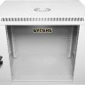Шкаф настенный 19 дюймов настенный 15U  600x350x679 GYDERS GDR-156035G, стеклянная дверь серый
