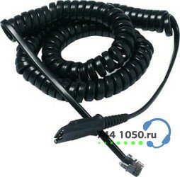 Витой шнур Plantronics U10P-S с QD для подключения гарнитур Н-серии к телефонам Panasonic (PL-U10P-S)
