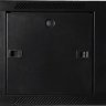 Шкаф настенный 19" 9U 600x350x501 GYDERS GDR-96035B стеклянная дверь черный