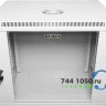 Шкаф настенный 19" 9U 600x350x501 GYDERS GDR-96035G, стеклянная дверь серый