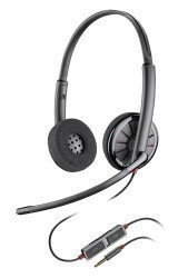 Plantronics BlackWire C225 — проводная гарнитура для компьютера и мобильных устройств (стерео, TRRS 3,5) PL-C225