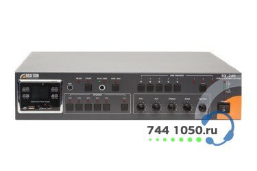 Автоматическая система оповещения-USB-проигрыватель-тюнер-усилитель Roxton SX-240