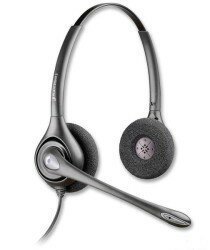 Гарнитура телефонная для аппаратов SNOM, 2 наушника, Plantronics Supra Plus BNC Wideband (PL-HW261N-SN)
