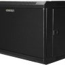 Серверный настенный шкаф 19 9U 600х350х501 мм GYDERS GDR-96035BM, металлическая дверь черный