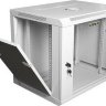 Шкаф настенный 19 6U 600x350x368 GYDERS GDR-66035G, стеклянная дверь серый