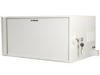 Шкаф настенный 19 9U 600х300х501 GYDERS GDR-96030GA, металлическая дверь серый
