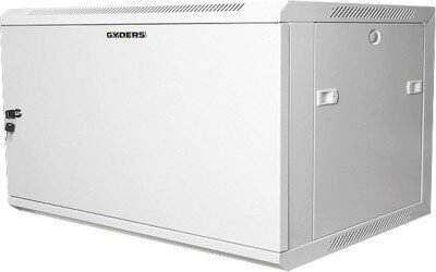 Шкаф настенный 19 9U 600х600х501 GYDERS GDR-96060GM, металлическая дверь серый
