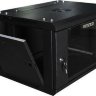 Шкаф настенный 19 дюймов 15U 600x350x679 GYDERS GDR-156035B, стеклянная дверь черный