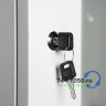 Шкаф настенный 19 дюймов 6 юнитов 600х450х368 GYDERS GDR-66045G, стеклянная дверь серый