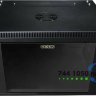 Шкаф настенный 19 дюймов 6U 600х350х368 GYDERS GDR-66035B, стеклянная дверь черный