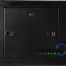 Шкаф настенный 19 дюймов 6U 600х350х368 GYDERS GDR-66035B, стеклянная дверь черный